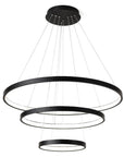 LAMPA SUFITOWA WISZĄCA LED LHJ013-CP3 Czarna 1