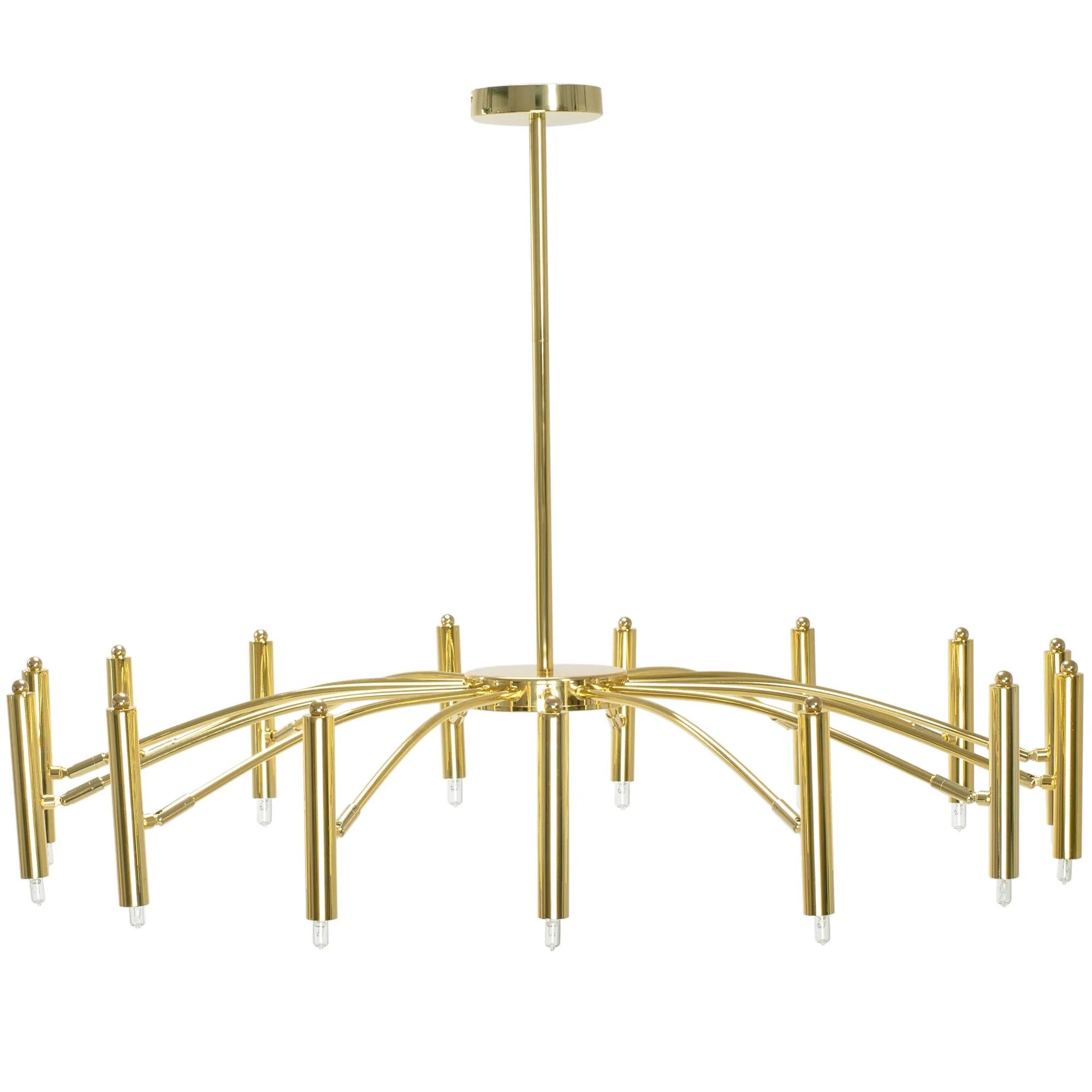 Lampa Sufitowa APP1197-15CP Złota 1