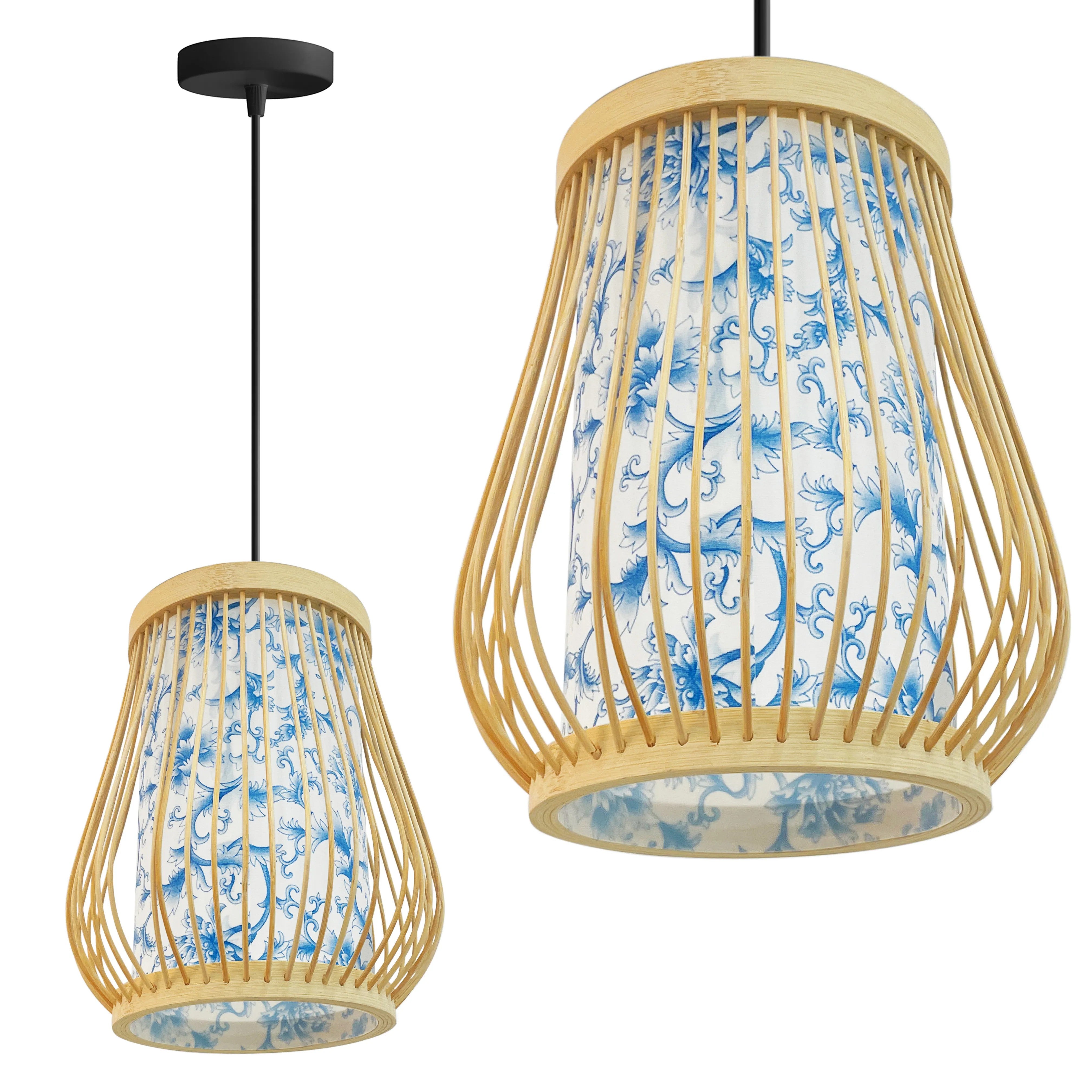LAMPA WISZĄCA BAMBUSOWA APP1635-1CP 1