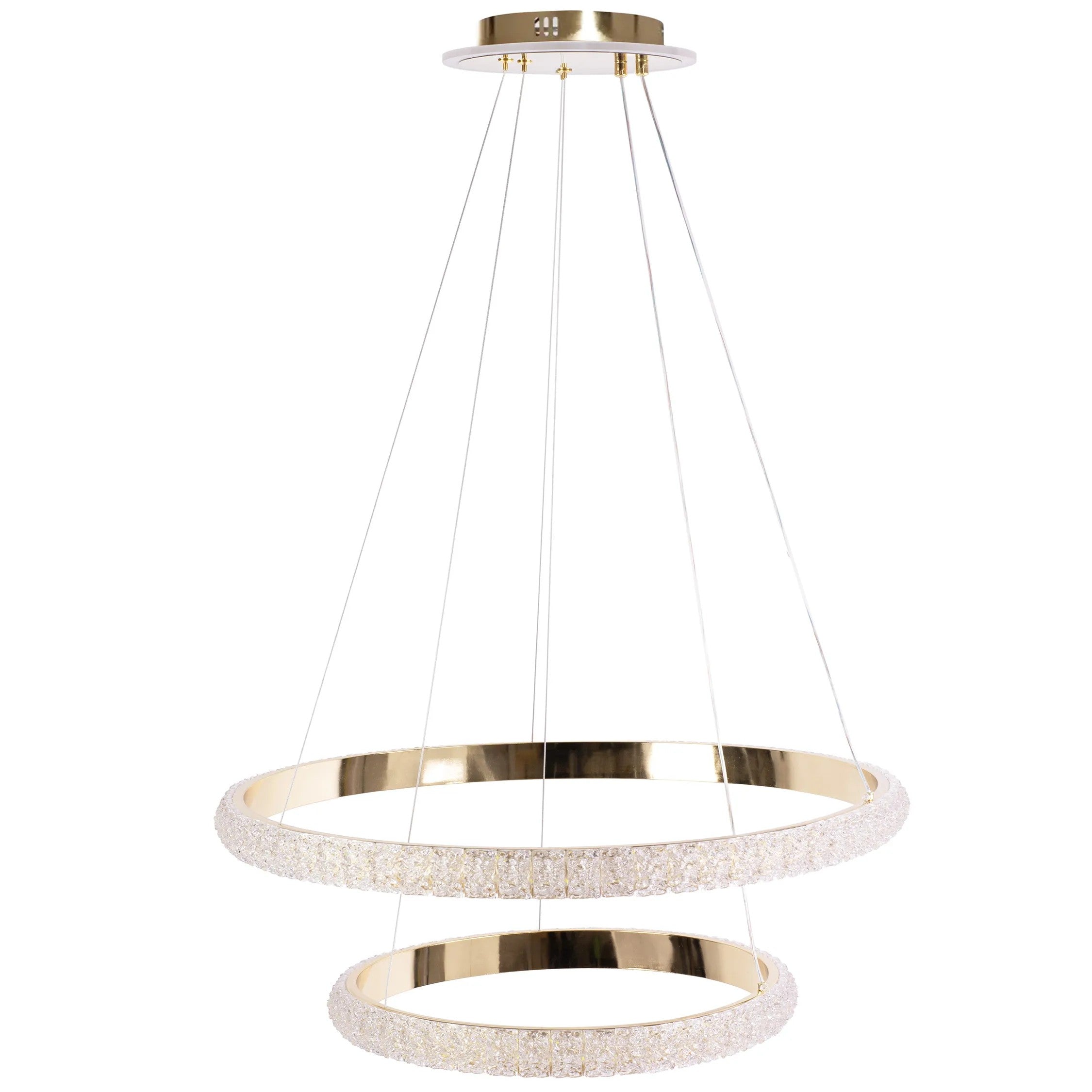 LAMPA WISZĄCA LED G045-2CP GOLD 1