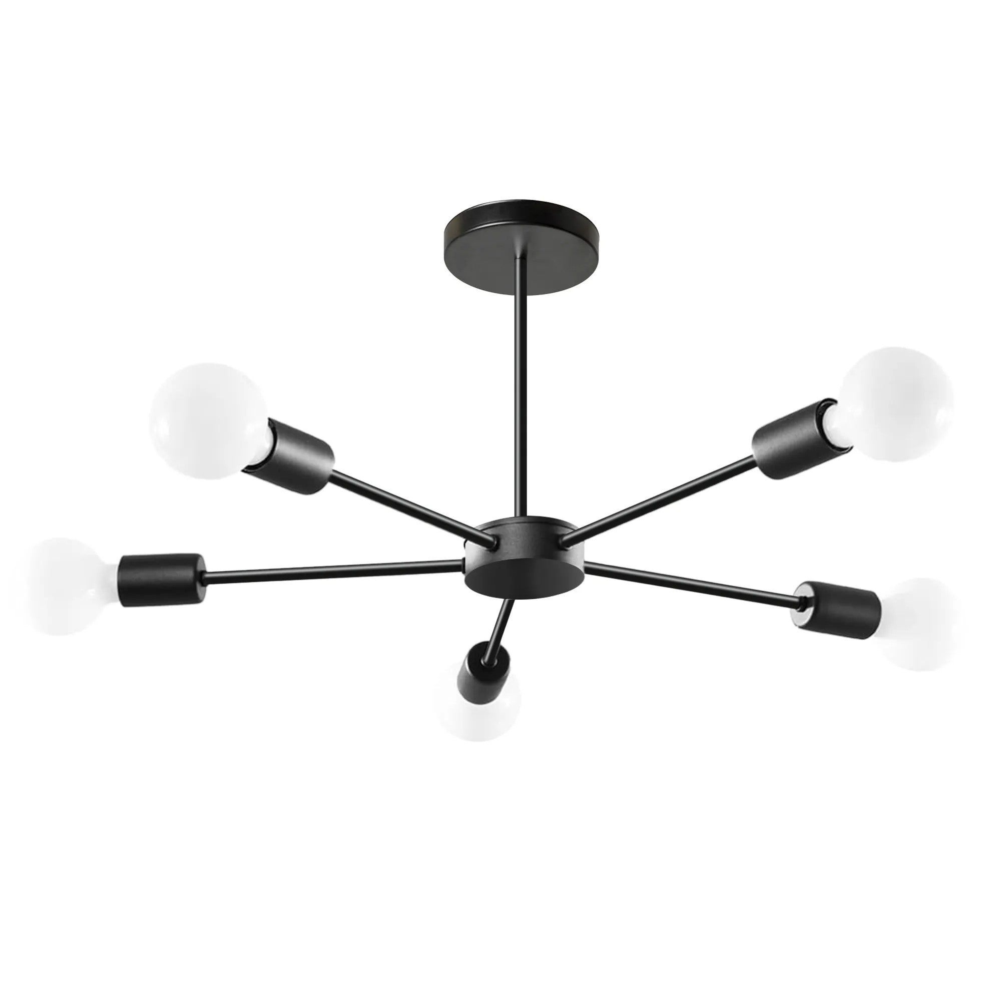 Lampa Pająk 5 APP1024-5CP Czarna 1