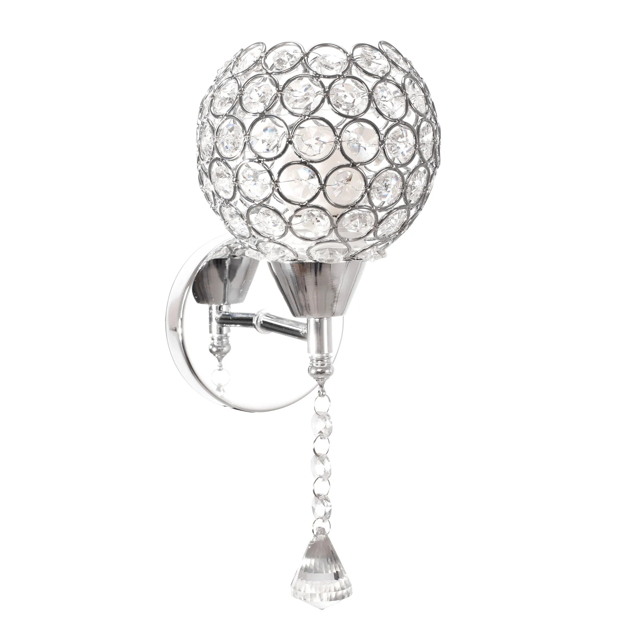 LAMPA ŚCIENNA KINKIET W STYLU GLAMOUR APP716-1W E27 1