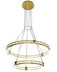 LAMPA WISZĄCA LED LHJ037-CP2 ZŁOTA 1