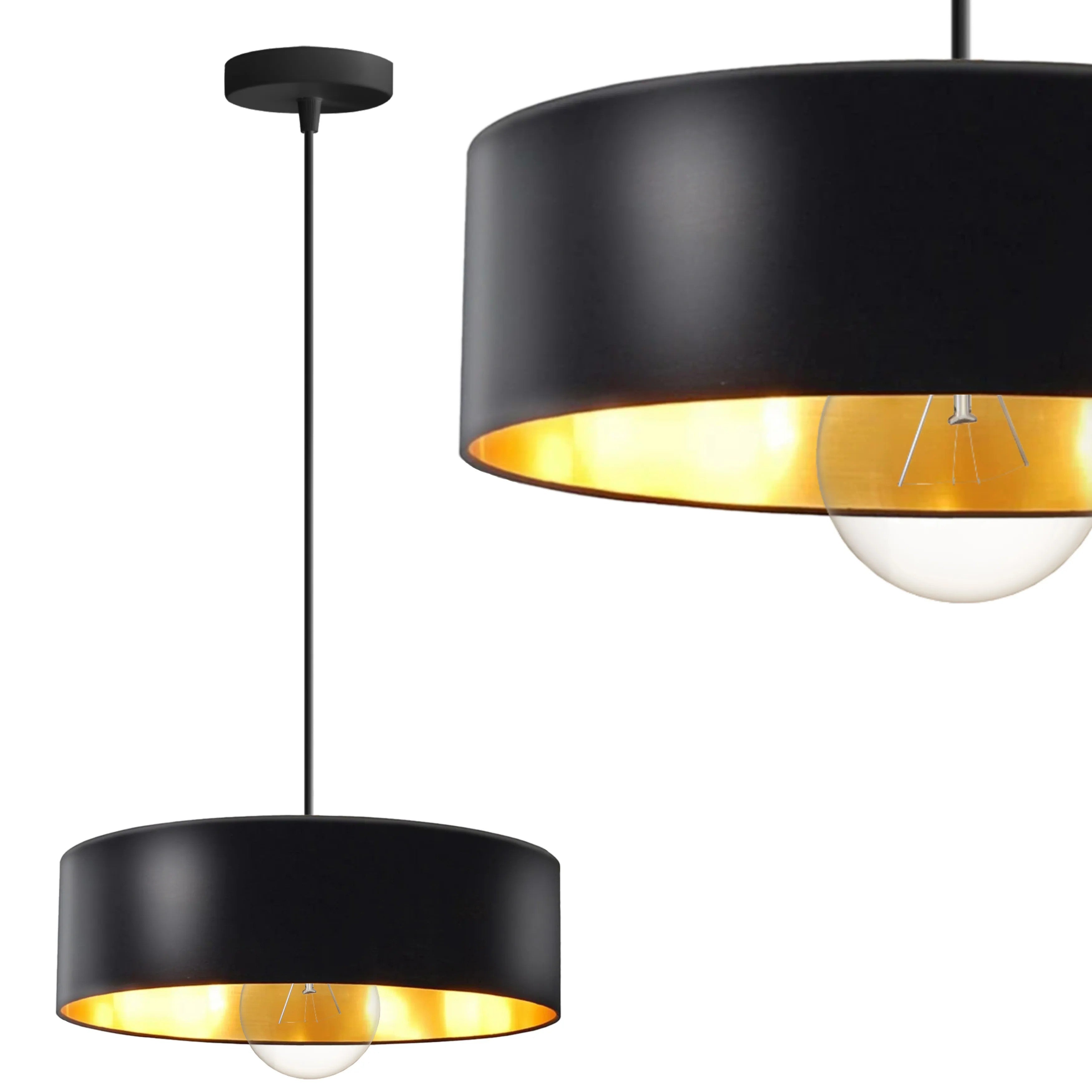Lampa Wisząca APP1333-1CP BLACK GOLD 1