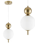 Lampa Sufitowa Wisząca LED LHJ115-1CP Złota Szczotkowana 1