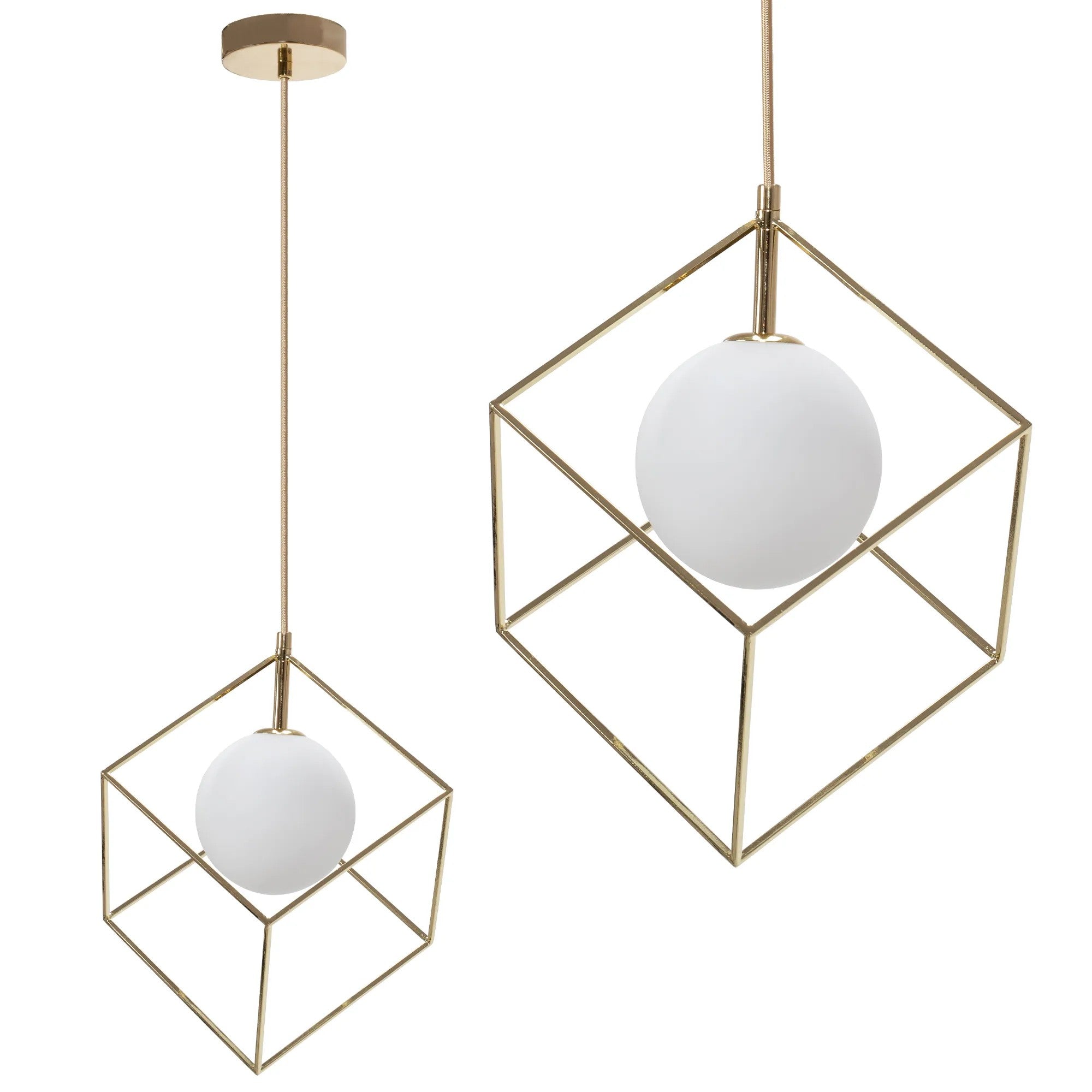 Lampa Wisząca APP1210-1CP Złota 1