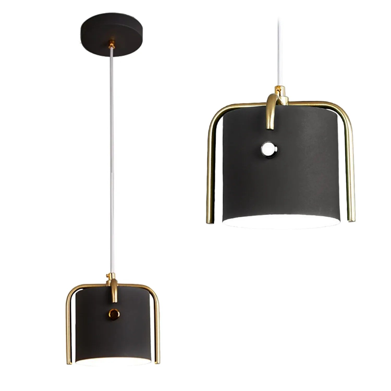 Lampa Sufitowa APP934-1CP Elegent Czarna 1