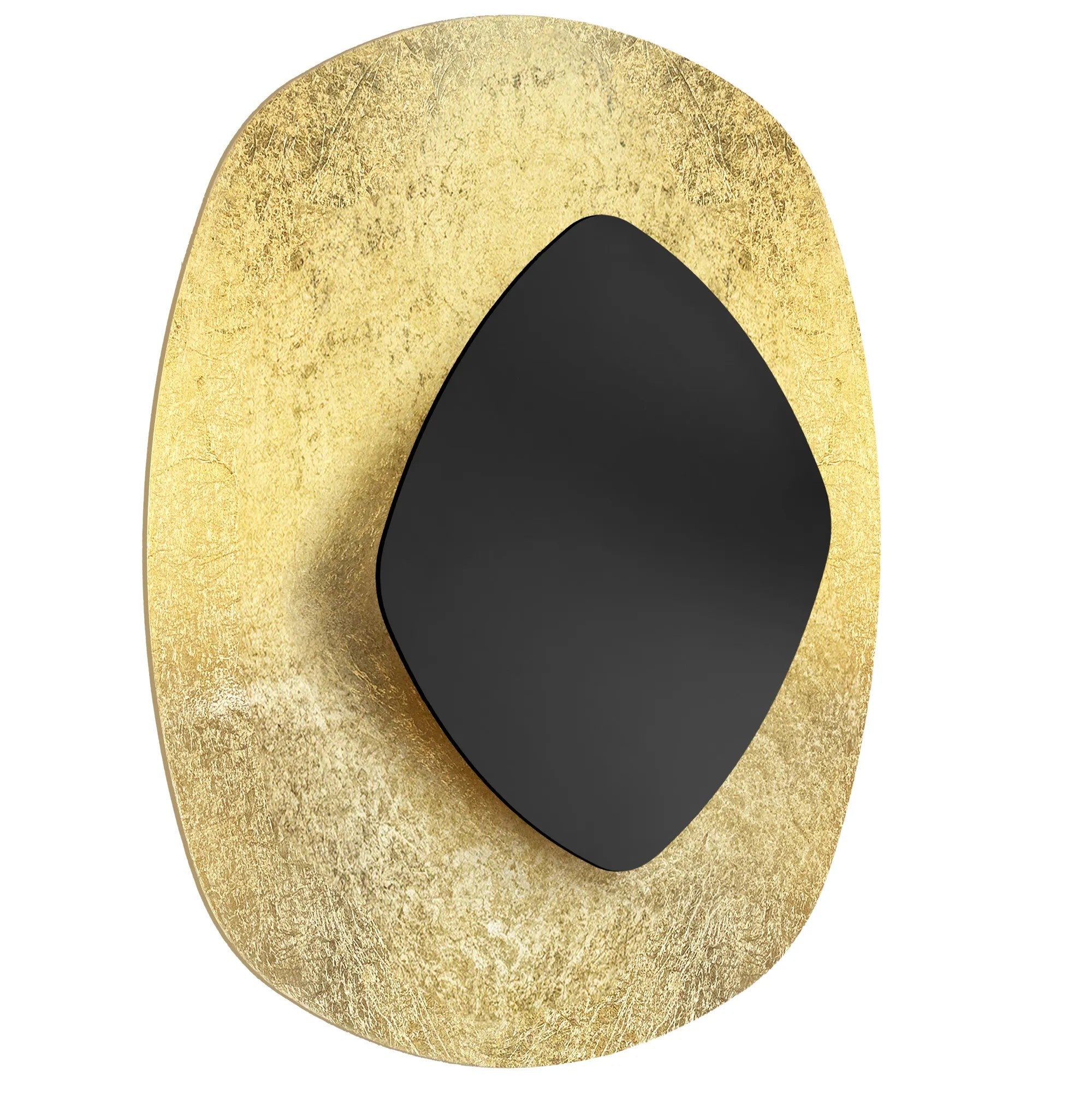 LAMPA ŚCIENNA KINKIET APP1270 CZARNA/ZŁOTA 1