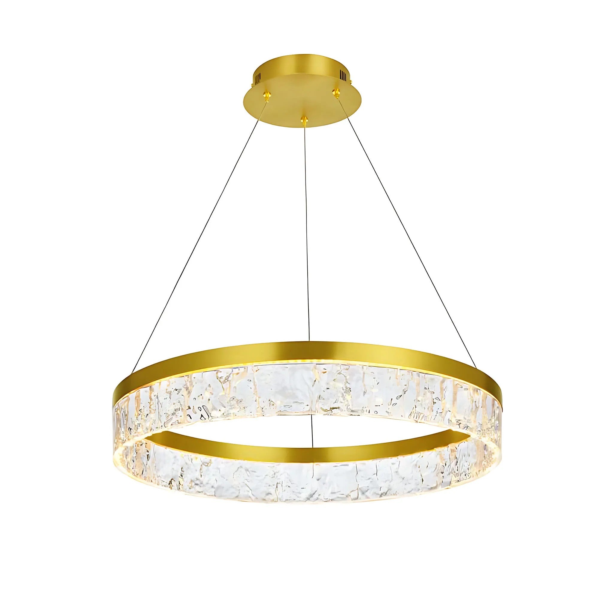 Lampa Wisząca LHJ046-CP 50 Cm ZŁOTA 1