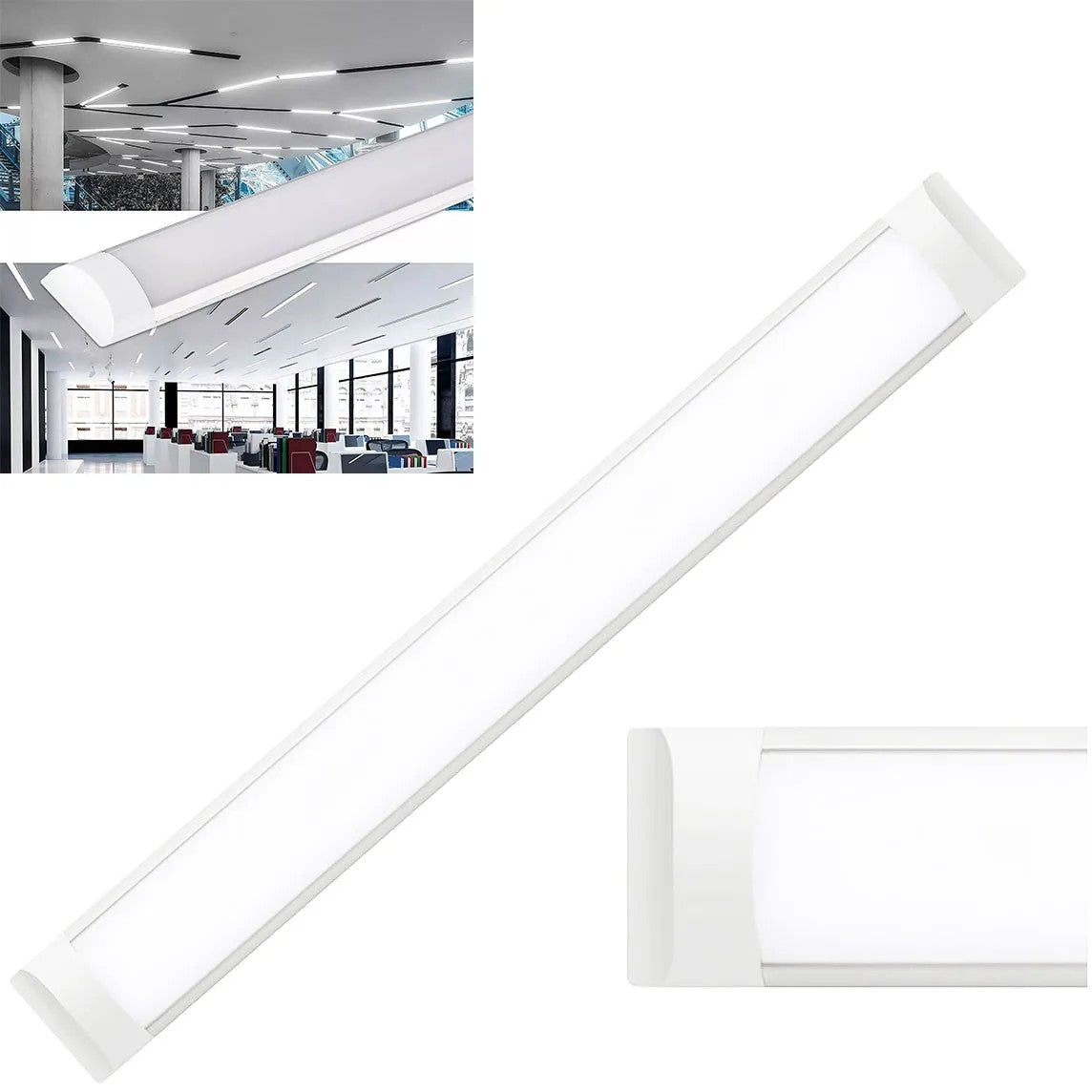 Panel LED Natynkowy 120cm Biały 35W 1