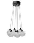 LAMPA SUFITOWA MS020-7CP Czarna 1