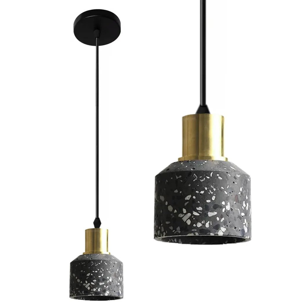 Lampa Sufitowa Wisząca Betonowa Lastri APP930-1CP Czarna 1