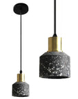 Lampa Sufitowa Wisząca Betonowa Lastri APP930-1CP Czarna 1
