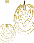 LAMPA SUFITOWA GEOMETRYCZNA APP428-1CP Złota 1
