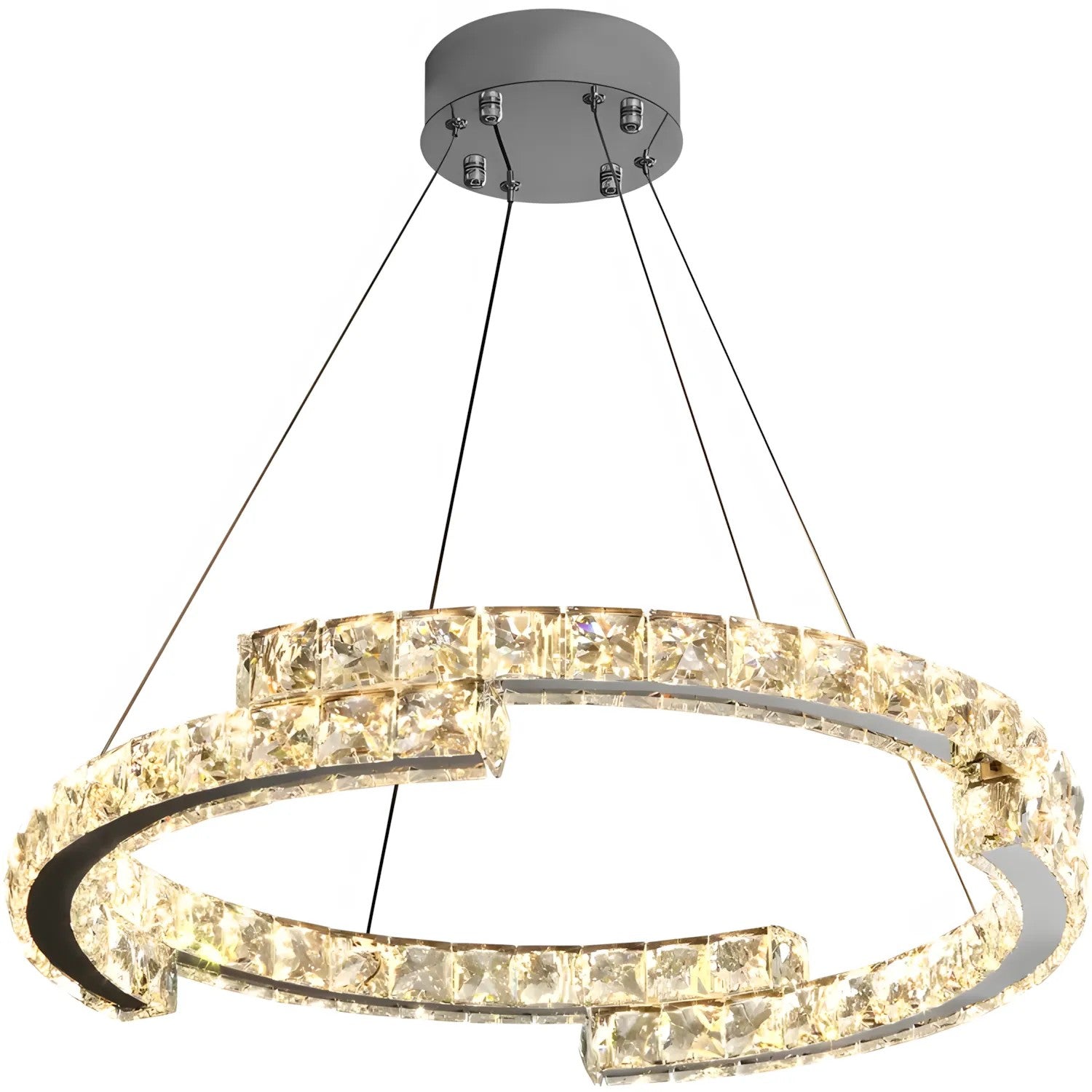 LAMPA WISZĄCA LED APP1556-CP CHROM 1