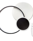 Lampa Sufitowa APP1709-C Plafon LED Czarny + Pilot 1