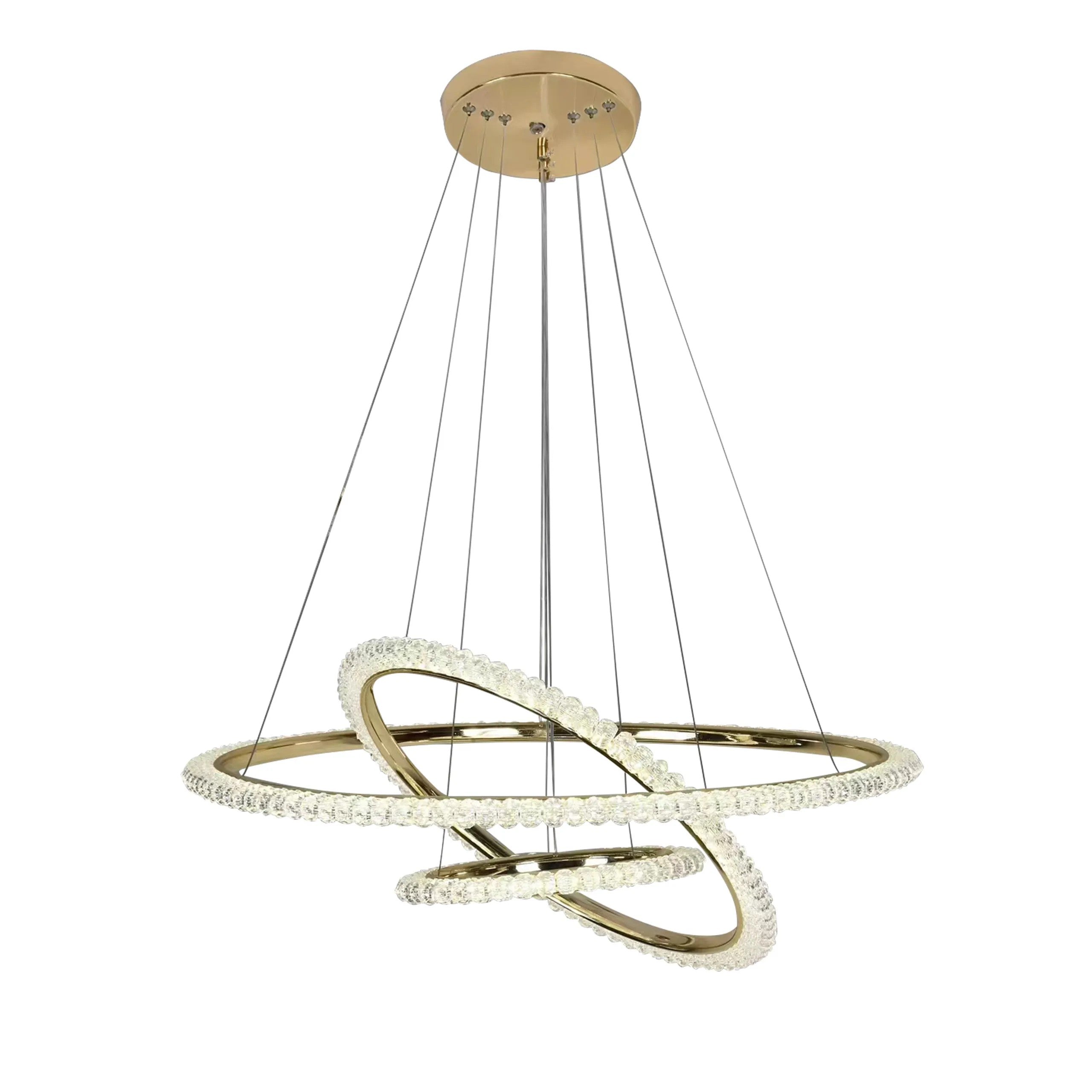 LAMPA WISZĄCA LED G036-CP ZŁOTA 1