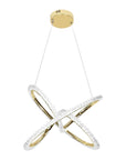 LAMPA WISZĄCA LED G035-CP ZŁOTA 1