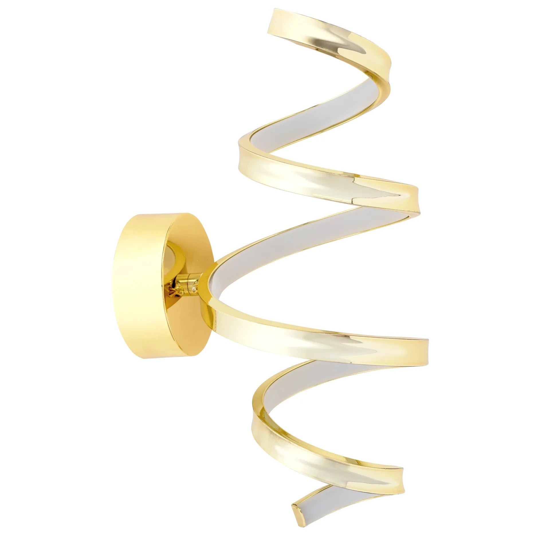 LAMPA ŚCIENNA KINKIET LED SPRING APP827-W Złota 1