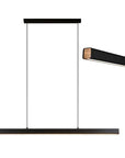 Lampa Sufitowa Wisząca Led APP1447-CP Czarna 80cm 1