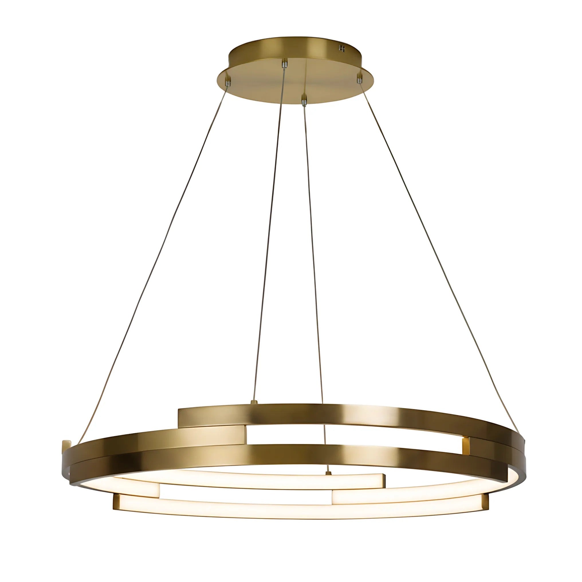 LAMPA SUFITOWA WISZĄCA G127-CP 50cm Złota 1