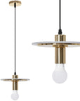 Lampa Wisząca APP1213-1CP Złota 1