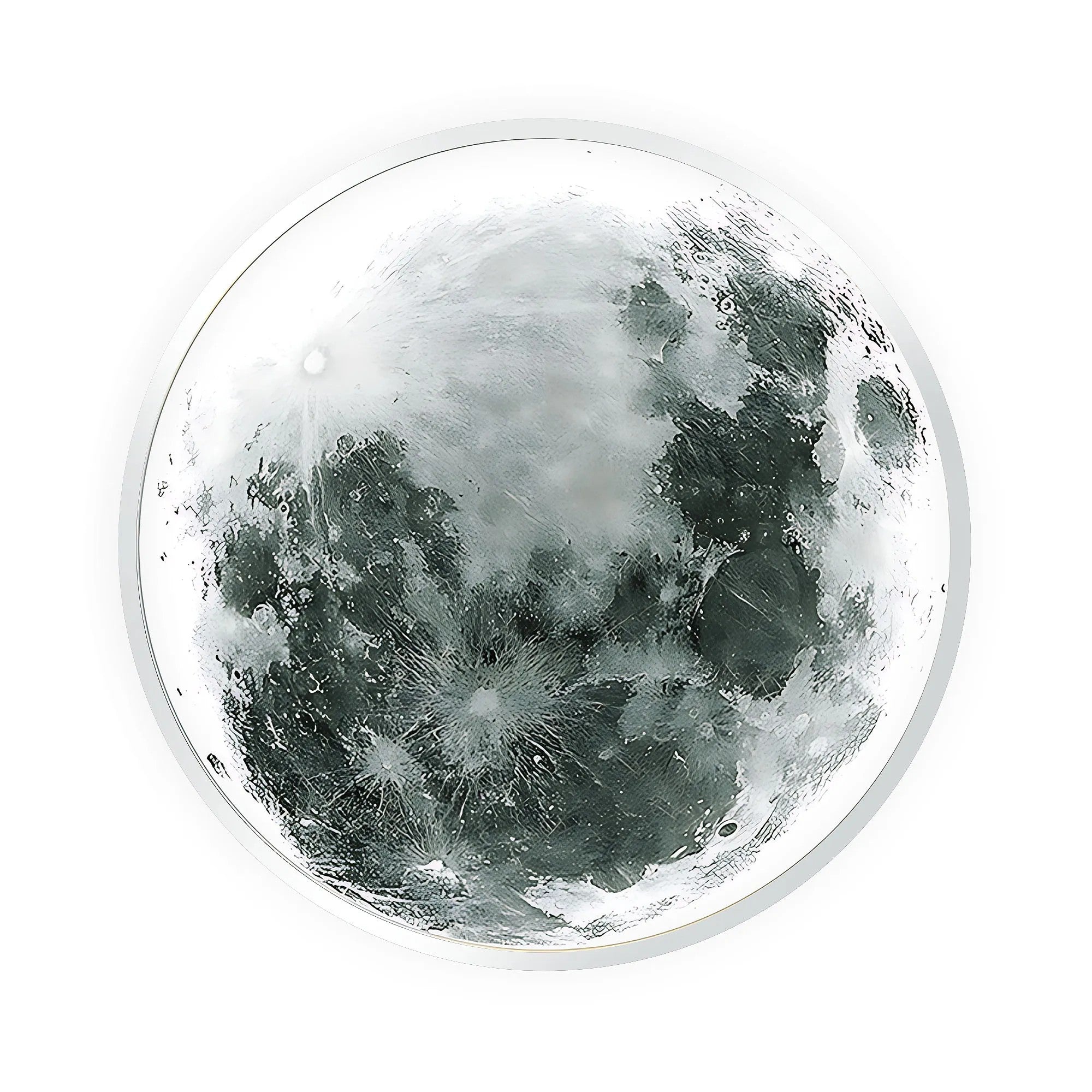 Lampa Sufitowa APP1806-CW Moon Plafon LED BIAŁA 1