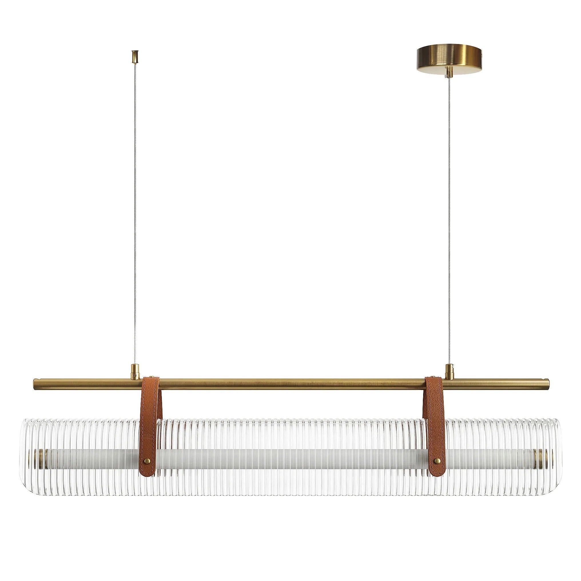 Lampa Wisząca LED APP1796-CP Złota Szczotkowana 1