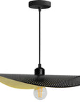 LAMPA SUFITOWA WISZĄCA APP1469-1CP Czarno/złota 1