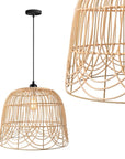 LAMPA SUFITOWA WISZĄCA NATURAL BOHO APP1352-1CP 40 Cm 1