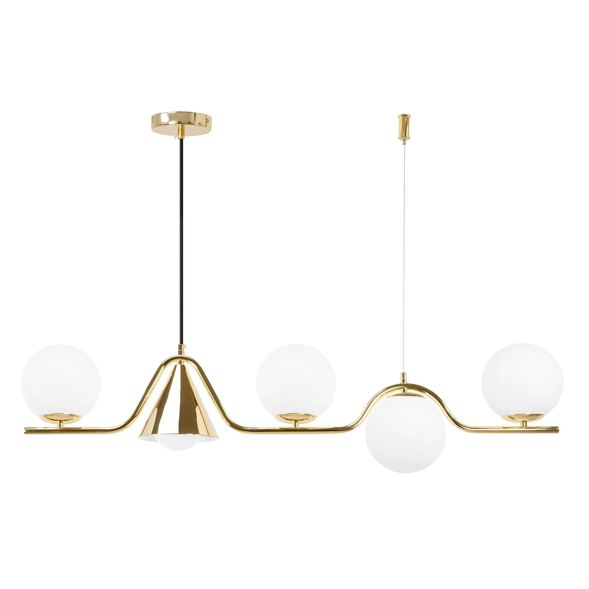 LAMPA SUFITOWA WISZĄCA Gold APP1662-5CP 1