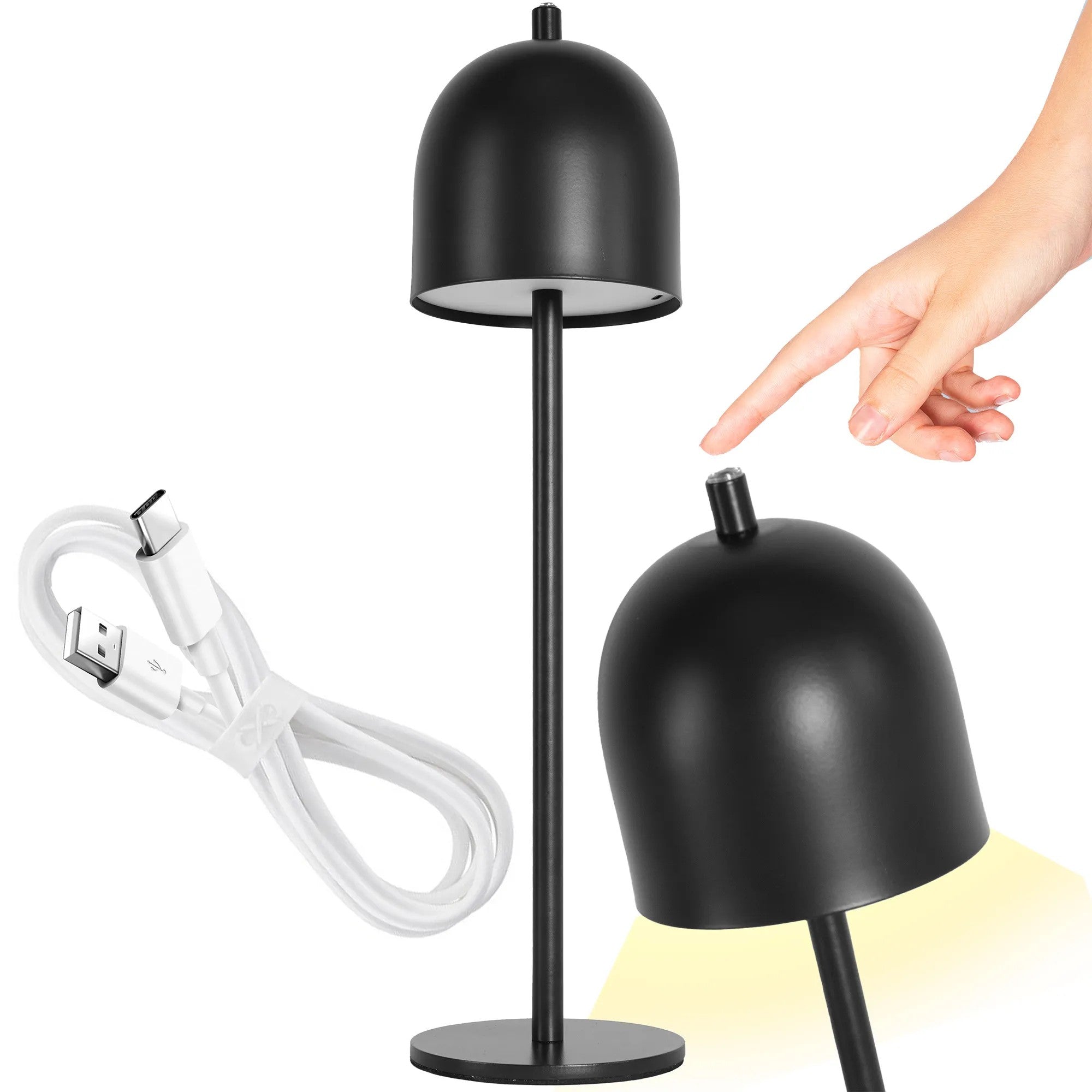 Lampka Nocna APP1358-T Czarna 1