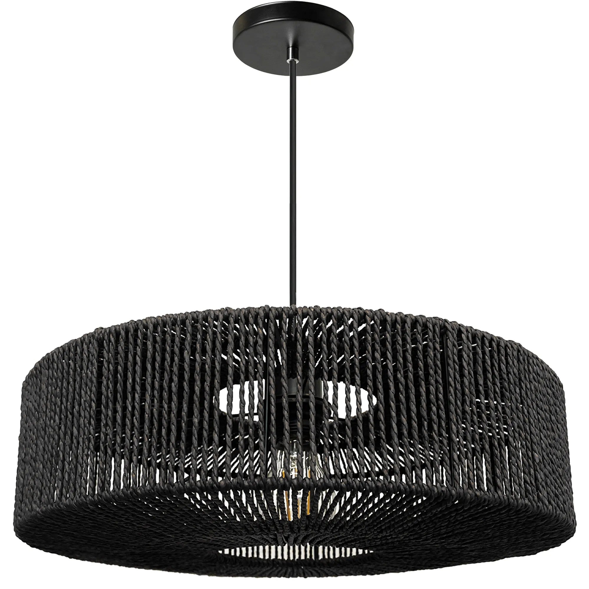 Lampa Wisząca Boho APP1484-1CP Czarna 1