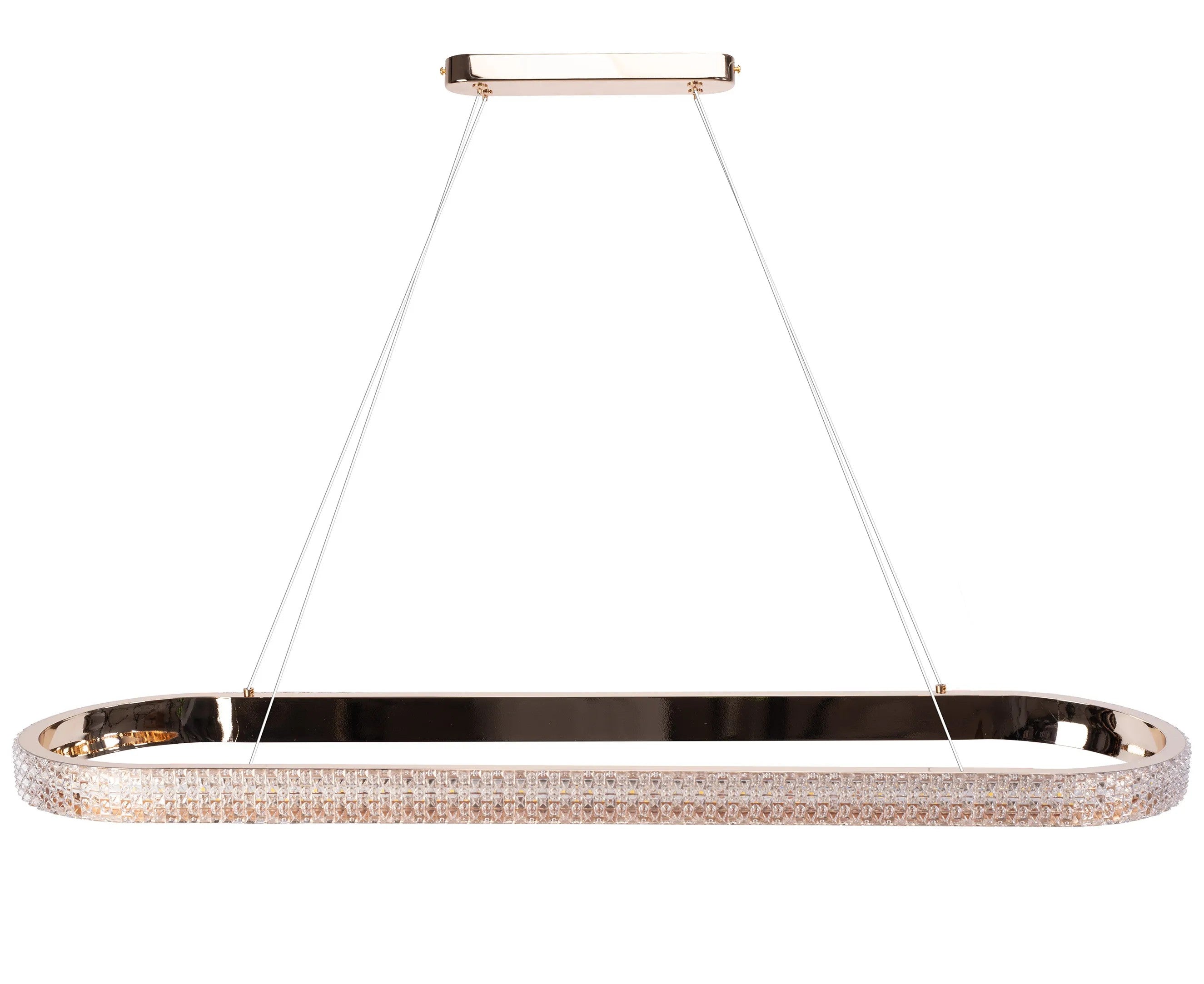 LAMPA WISZĄCA LED APP1751-CP Złota 90 Cm 1