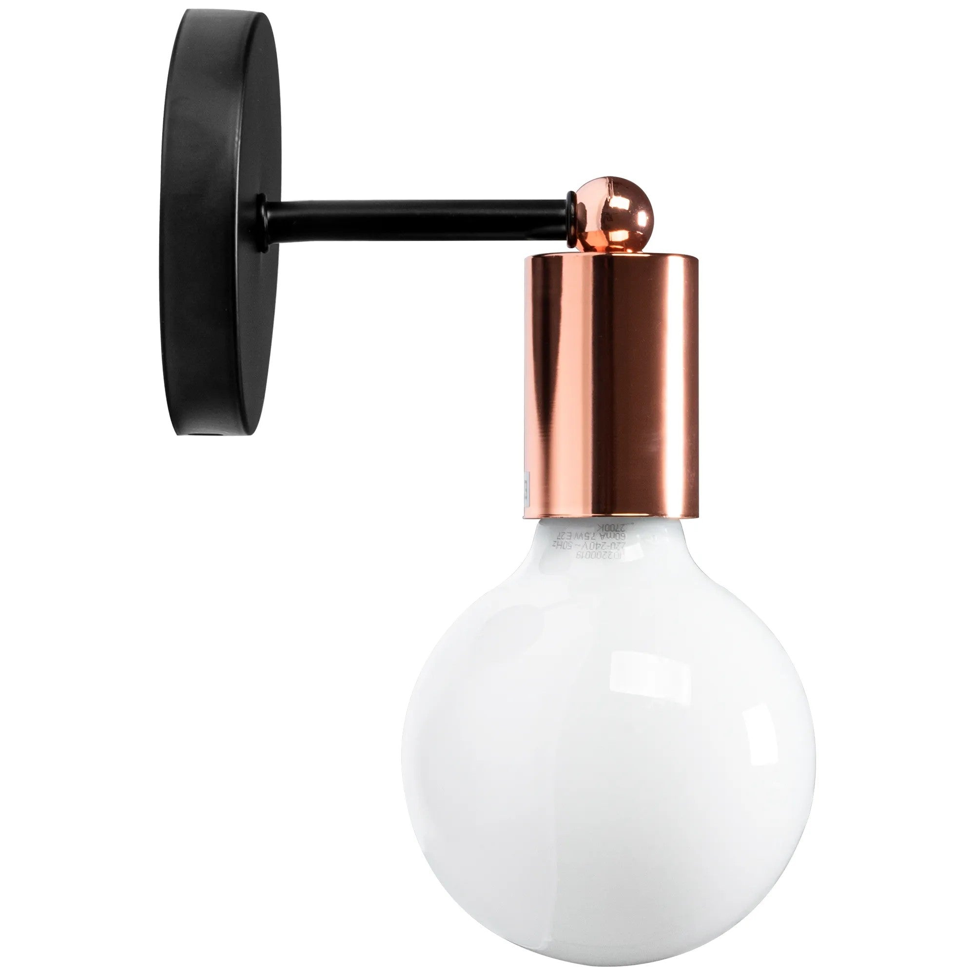 Lampa Kinkiet Ścienny Metalowy 392205 Różowe Złoto 1