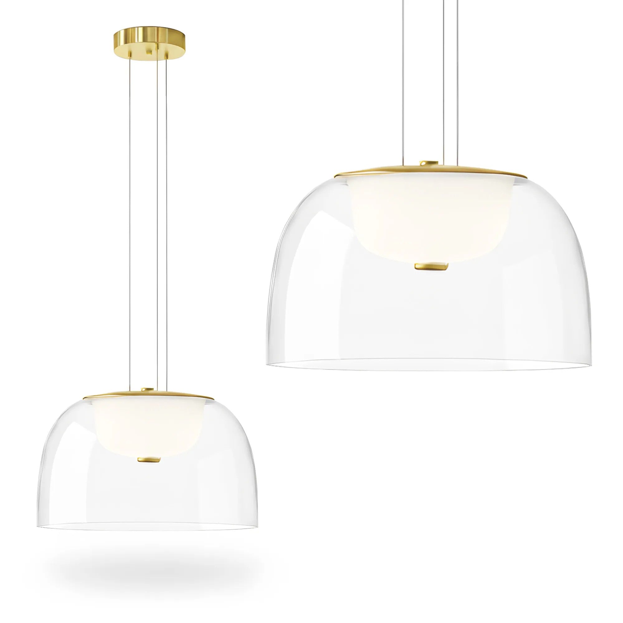 LAMPA WISZĄCA LED APP1690-1PC B Złota 1