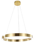 LAMPA WISZĄCA LED LHJ053-CP1 C ZŁOTA SZCZOTKOWANA 60CM 1