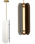 LAMPA SUFITOWA WISZĄCA Czarna APP1676-CP Long 1