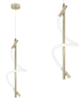 LAMPA WISZĄCA LED G015-CP JASNE ZŁOTO 1