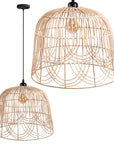 LAMPA SUFITOWA WISZĄCA NATURAL BOHO APP1352-1CP 40 Cm 1