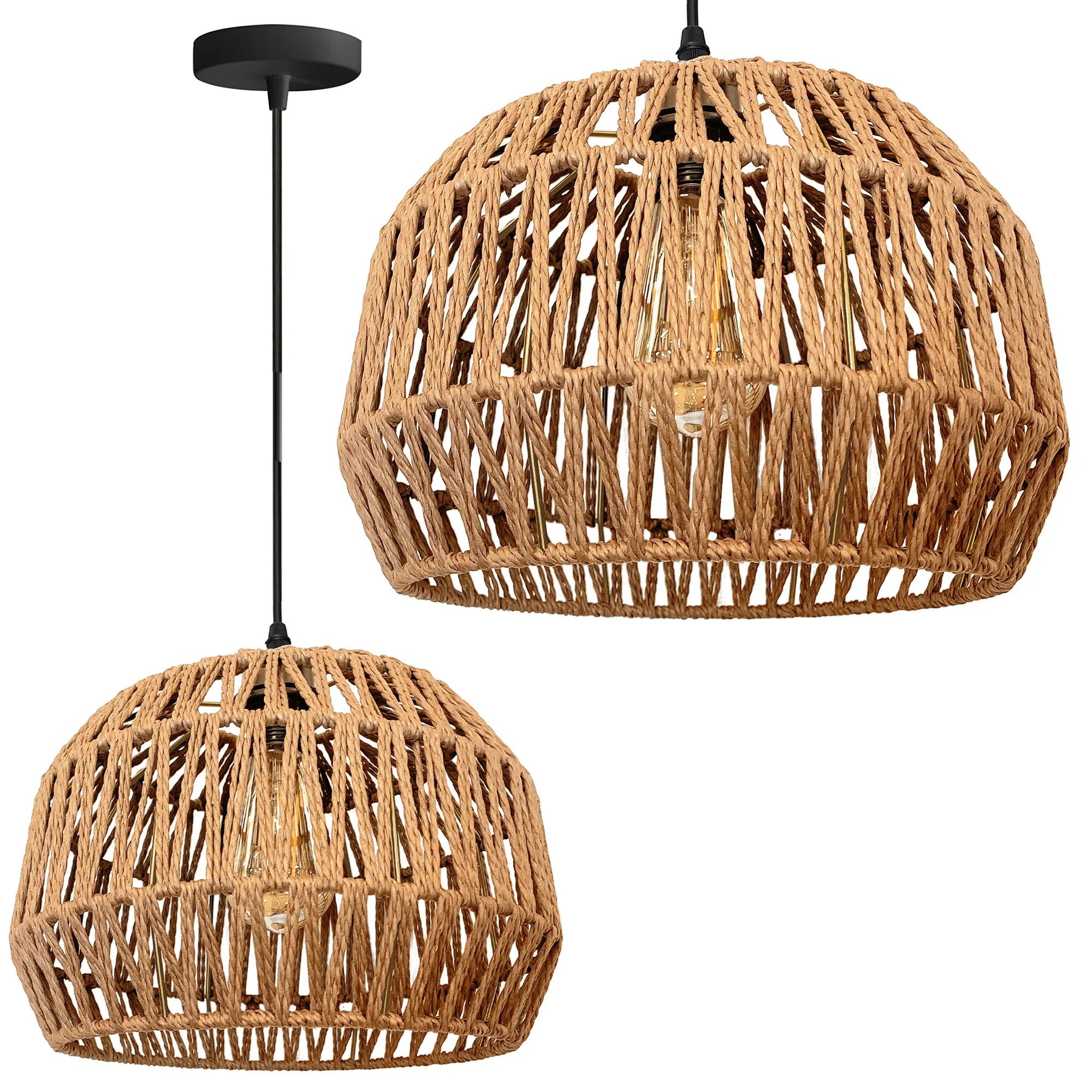 Lampa Wisząca Boho APP1291-1CP Beż 1