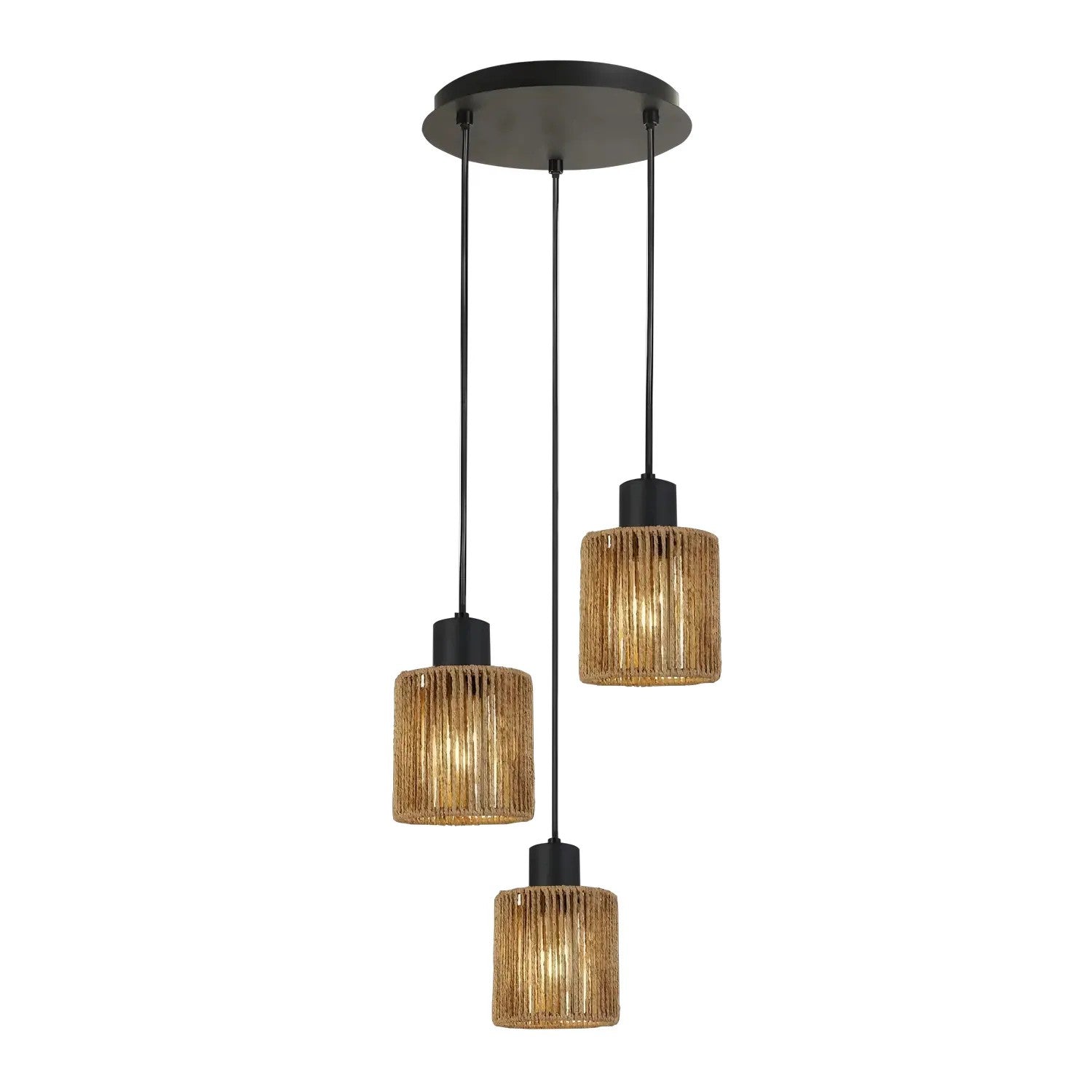 LAMPA SUFITOWA WISZĄCA APP1820-3CPR NATURE BLACK 1