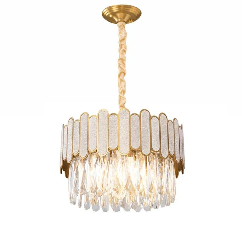 Lampa Sufitowa Wisząca APP1746-4CP 40 Cm Złota 1