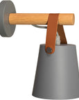 Lampa Kinkiet Ścienny Metalowy Z Paskiem Szary APP468-1W GREY 1