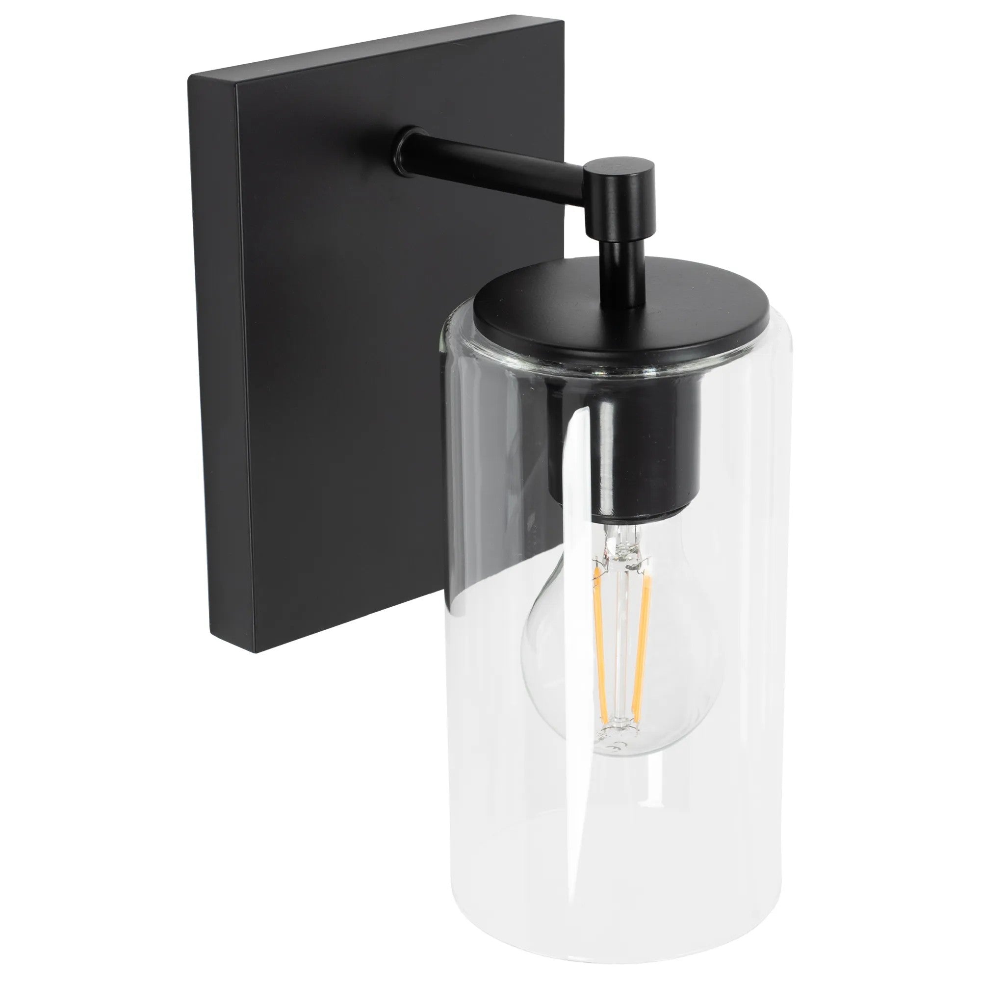 LAMPA ŚCIENNA KINKIET APP1222-1W Czarna 1