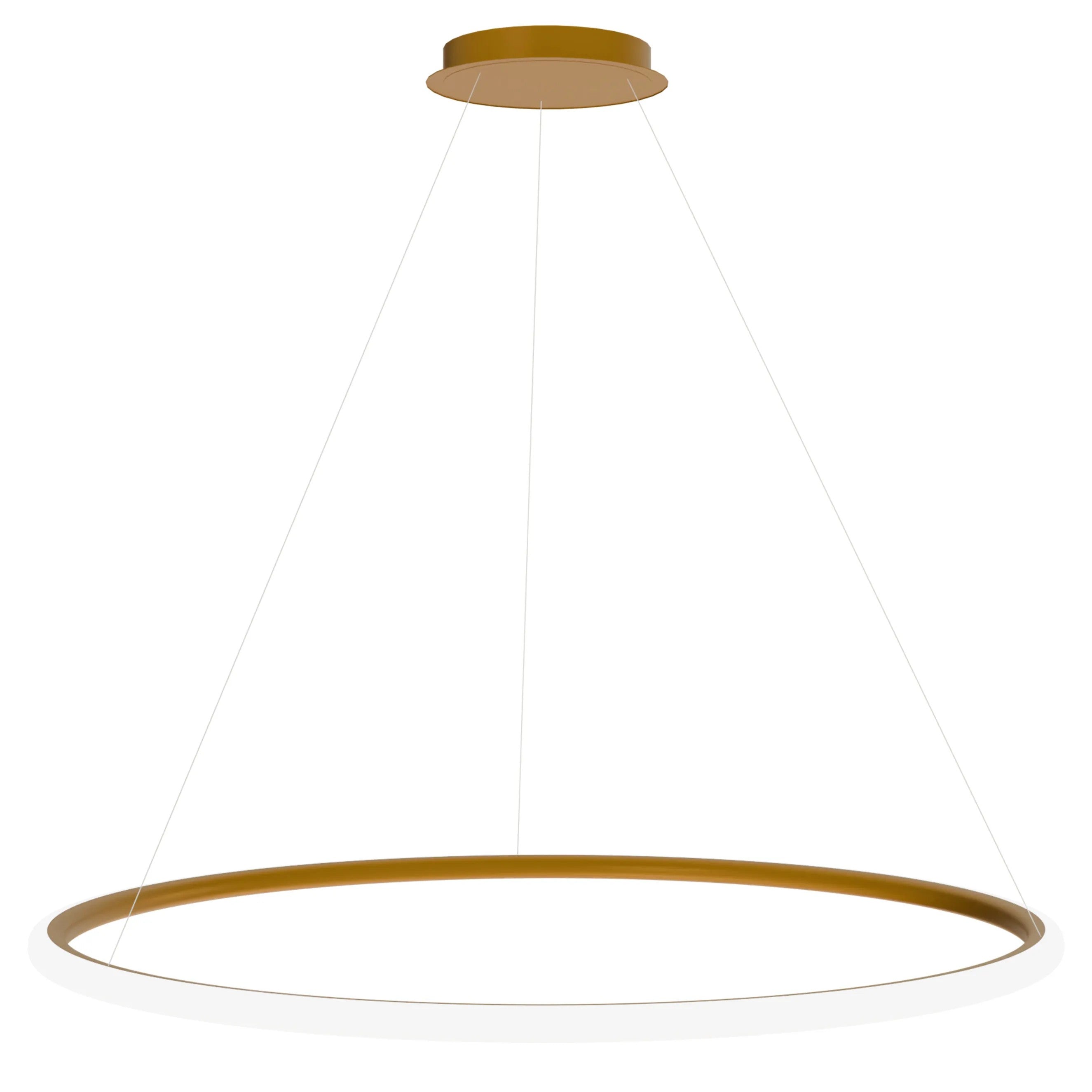 Lampa Wisząca LED LHJ005-CP 60cm ZŁOTA SZCZOTKOWANA 1