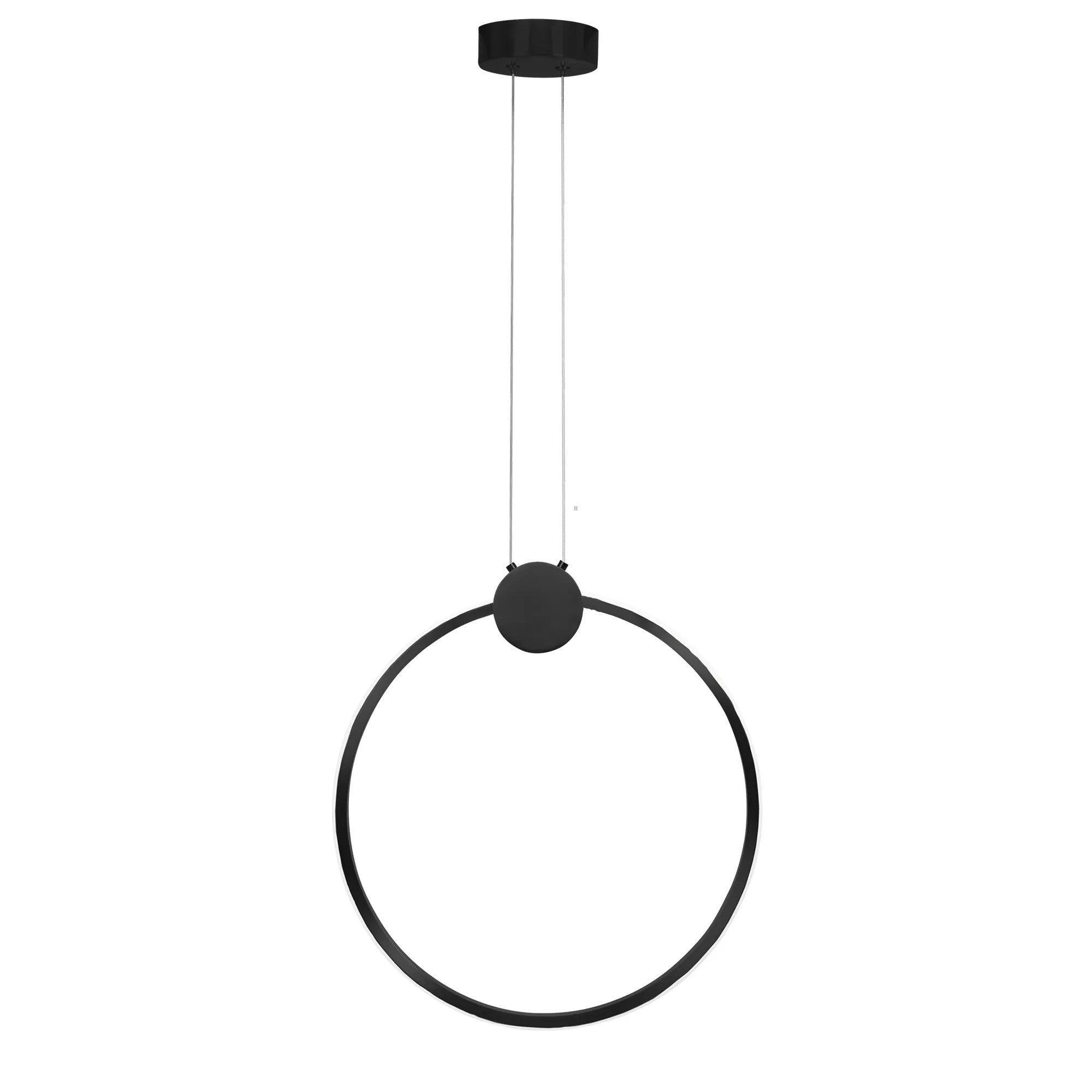 LAMPA SUFITOWA WISZĄCA LED APP1398-CP BLACK 50cm 1