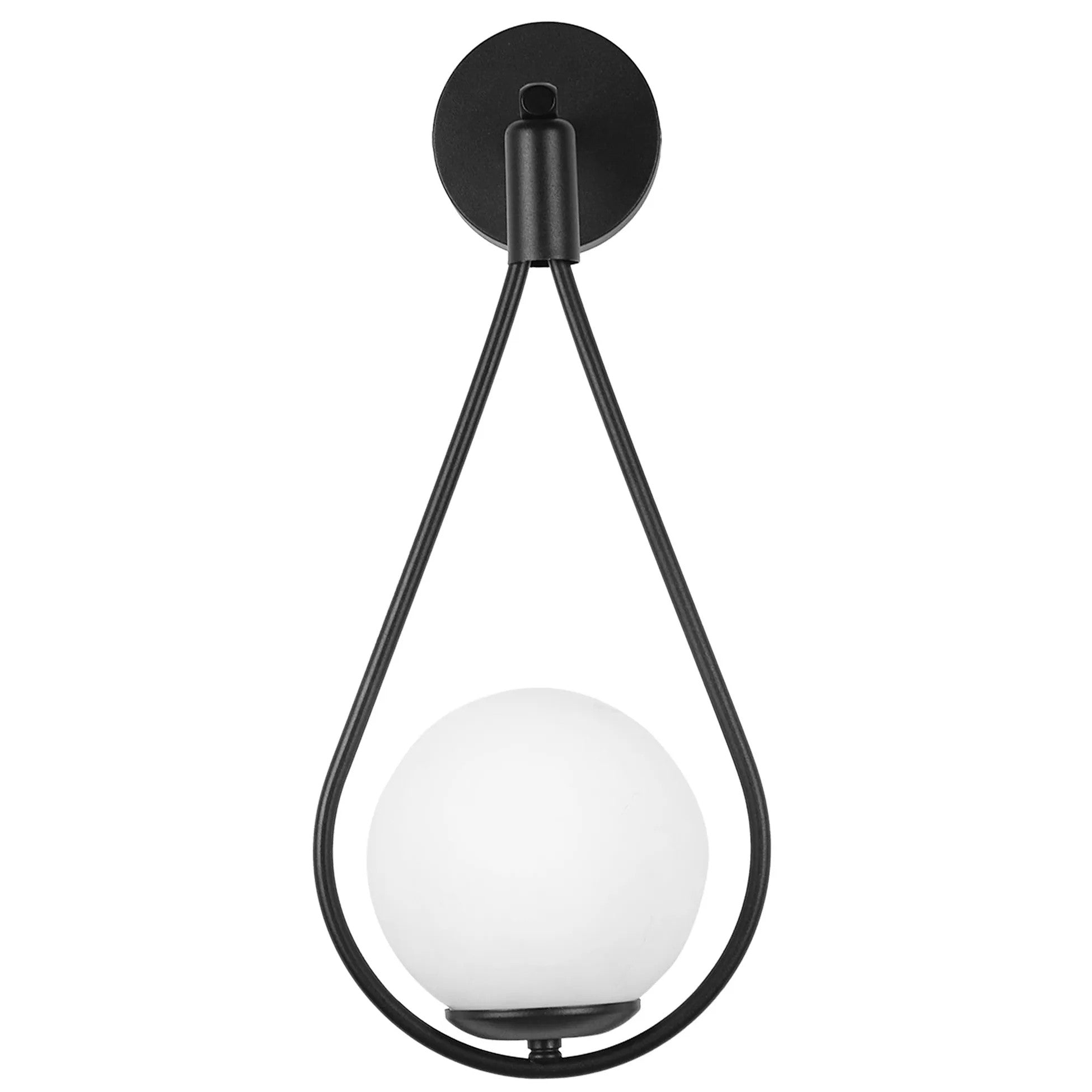 Kinkiet G093-1W Czarno Biały 1