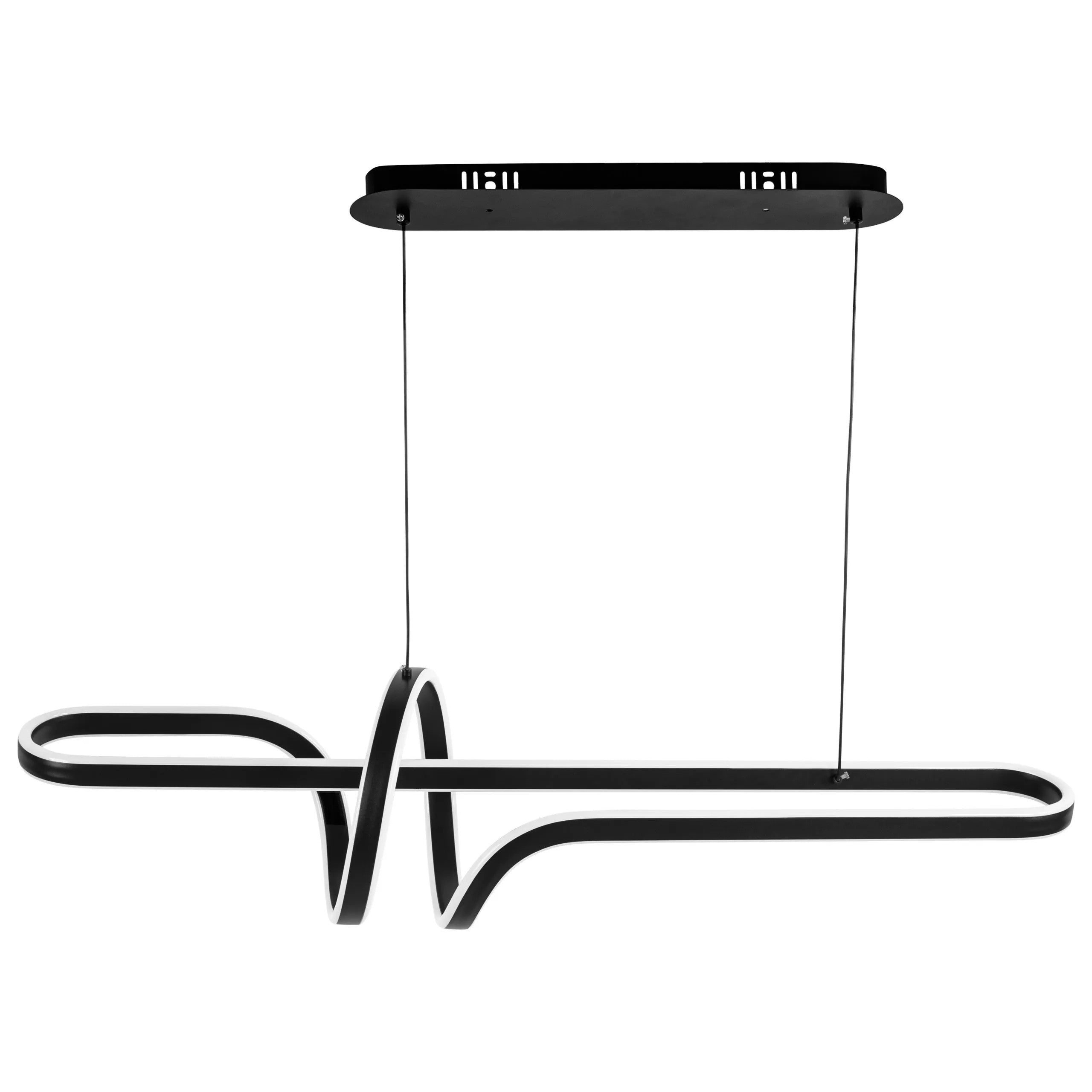 LAMPA WISZĄCA LED G038-CP CZARNA 1