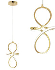 LAMPA WISZĄCA LED LHJ091-1CP GOLD 1